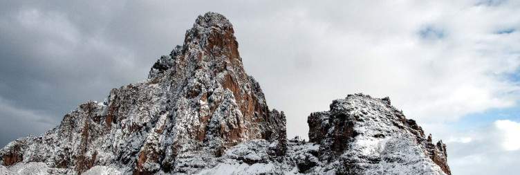 Shiptons/Point Lenana/Mount Meru Bandas (Chogoria Gate) 11-12hrs, 32km, 785m Ascent
