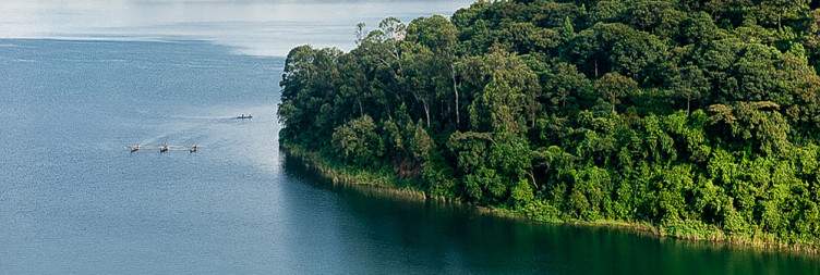Boat trip on Lake Kivu