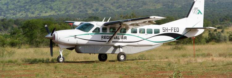 Flight from Zanzibar to Serengeti