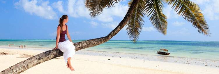 Flight to Zanzibar Island