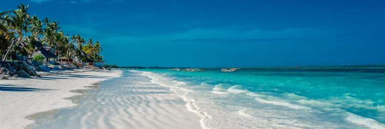 Flight to the Beautiful Beaches of Zanzibar Island