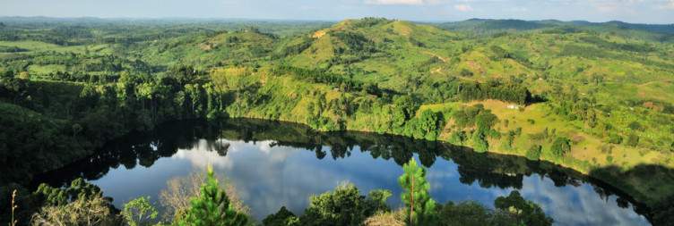 Transfer to Fort Portal and explore explosion crater lakes