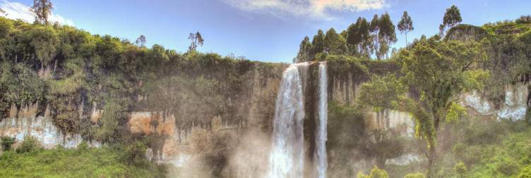 Transfer to Uganda – Visit the Sipi Falls