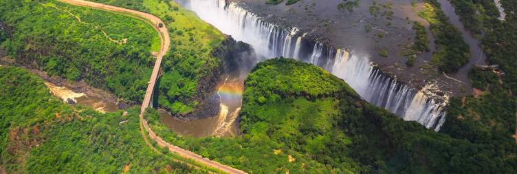 Guided Tour of Victoria Falls, Helicopter Flight of Victoria Falls(optional)