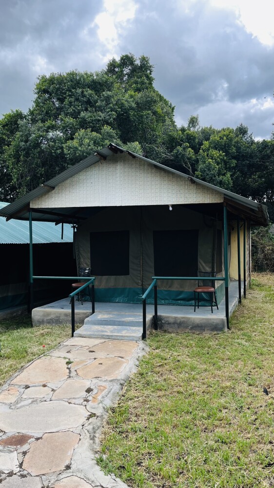 The eco camp we stayed in