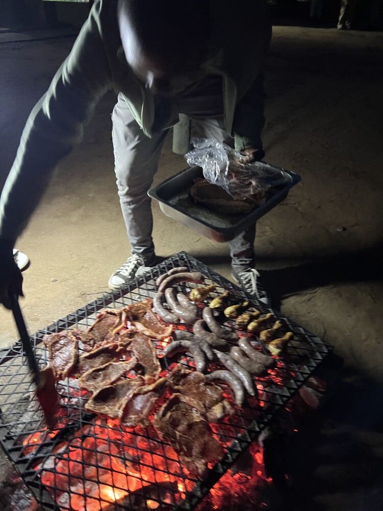 Braai at Bongan Safari