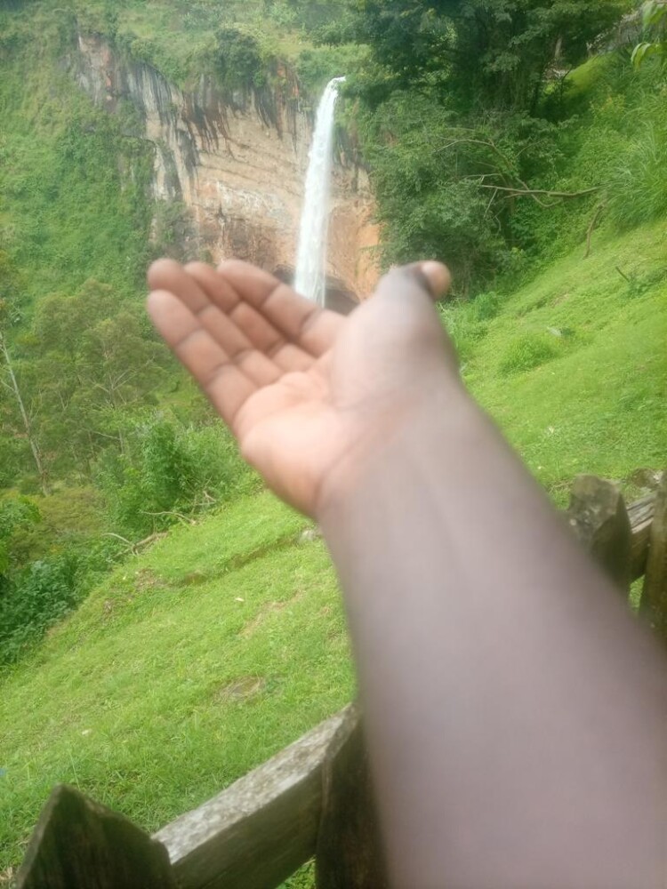 view of the third falls from hotel