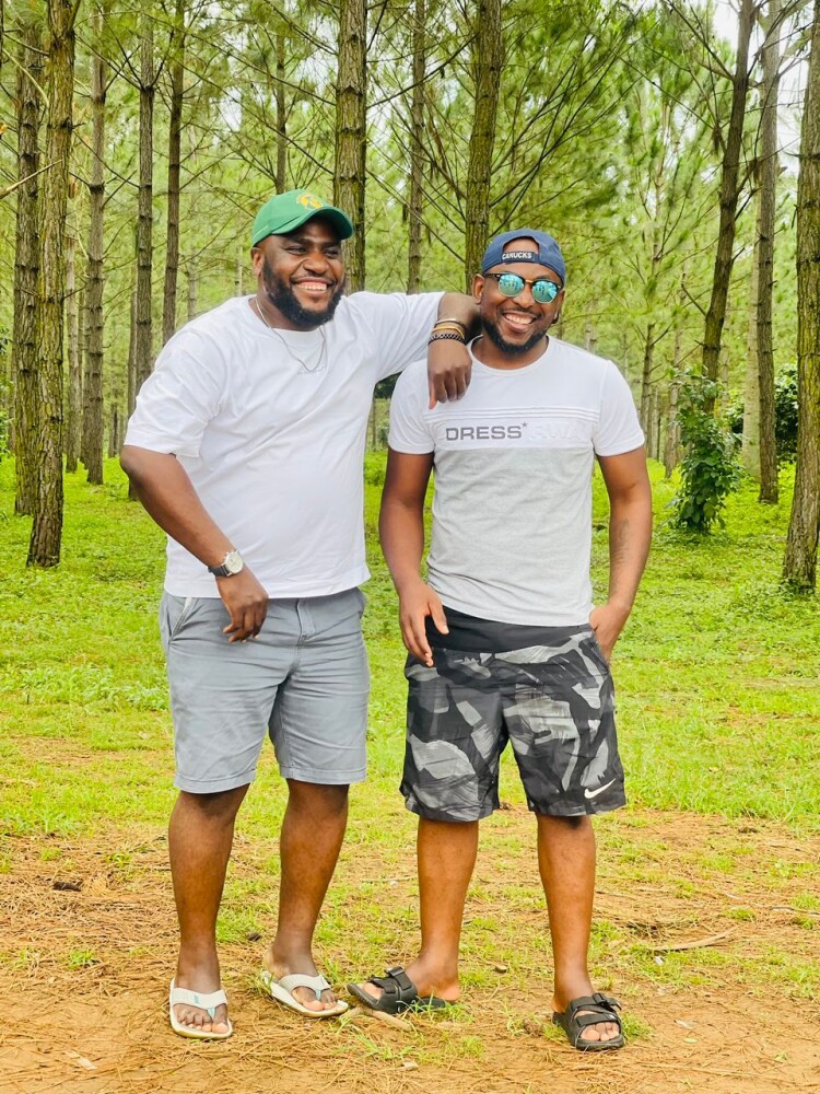 Me and Naseef of Kuzuri at Busowoko falls