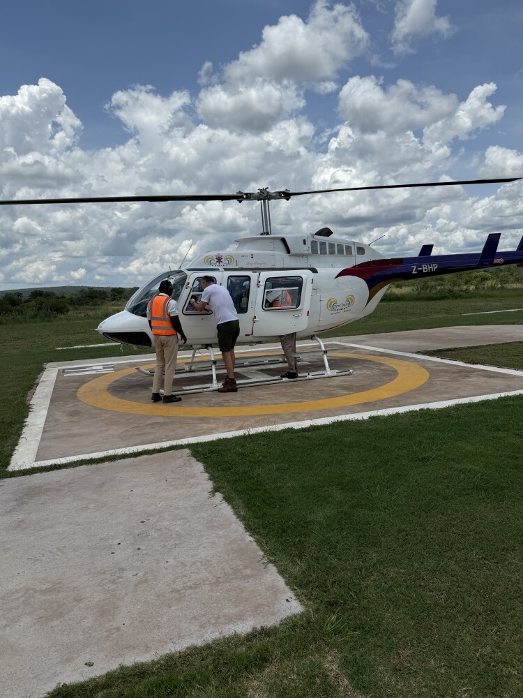 Helicopter ride